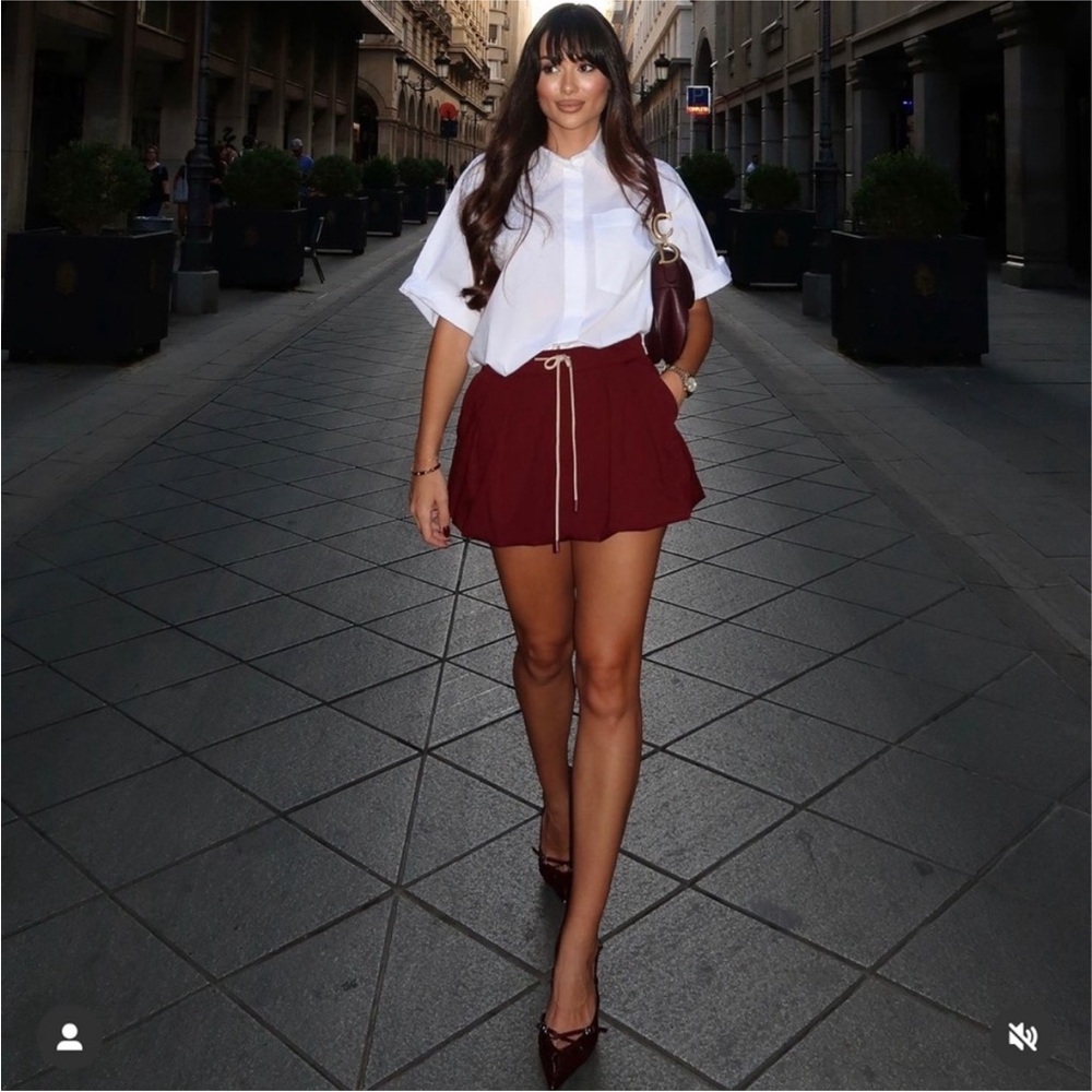 Zara Mini Balloon Skirt